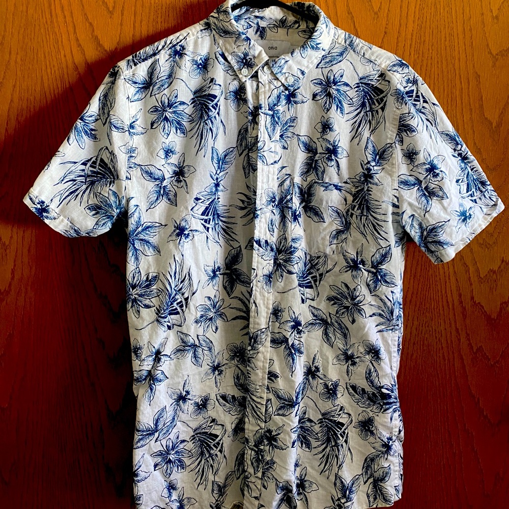Floral island vibe aloha shirt